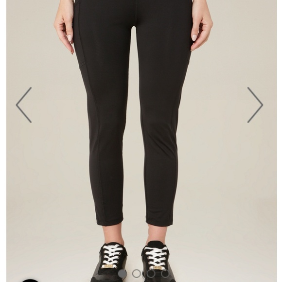 NWT Bebe black crop leggings - Picture 3 of 3